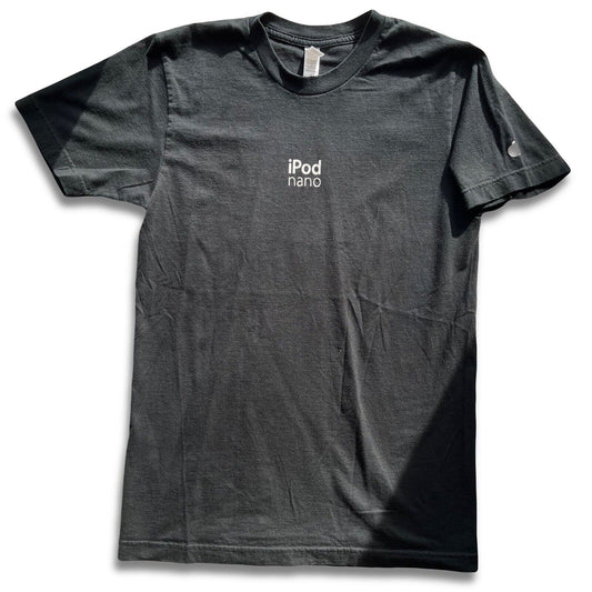 Apple “Ipod Nano” 1,000 Songs. AA Double Sided T Shirt Vintage 2000 Black Size S - thriftgoblin