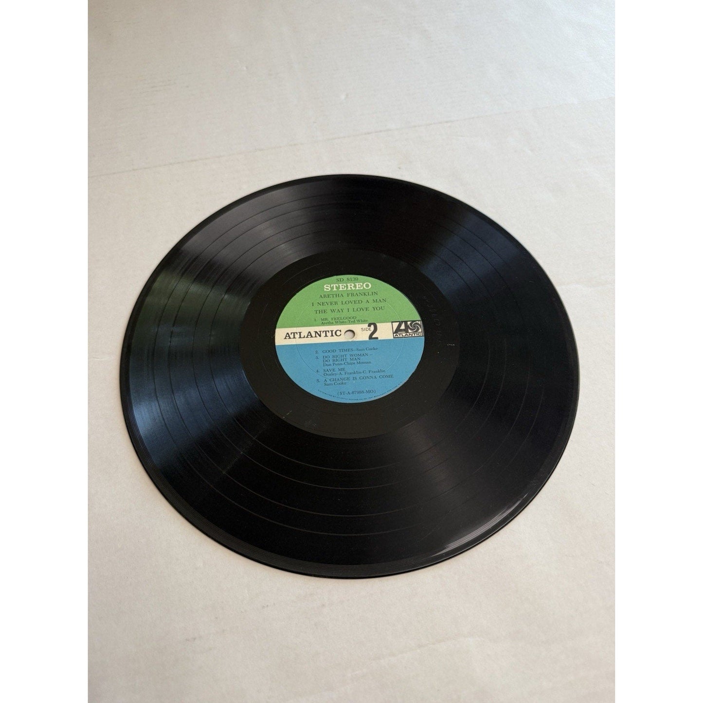 Aretha Franklin I Never Loved A Man The Way I Love You 1967 LP Atlantic SD 8139 - thriftgoblin