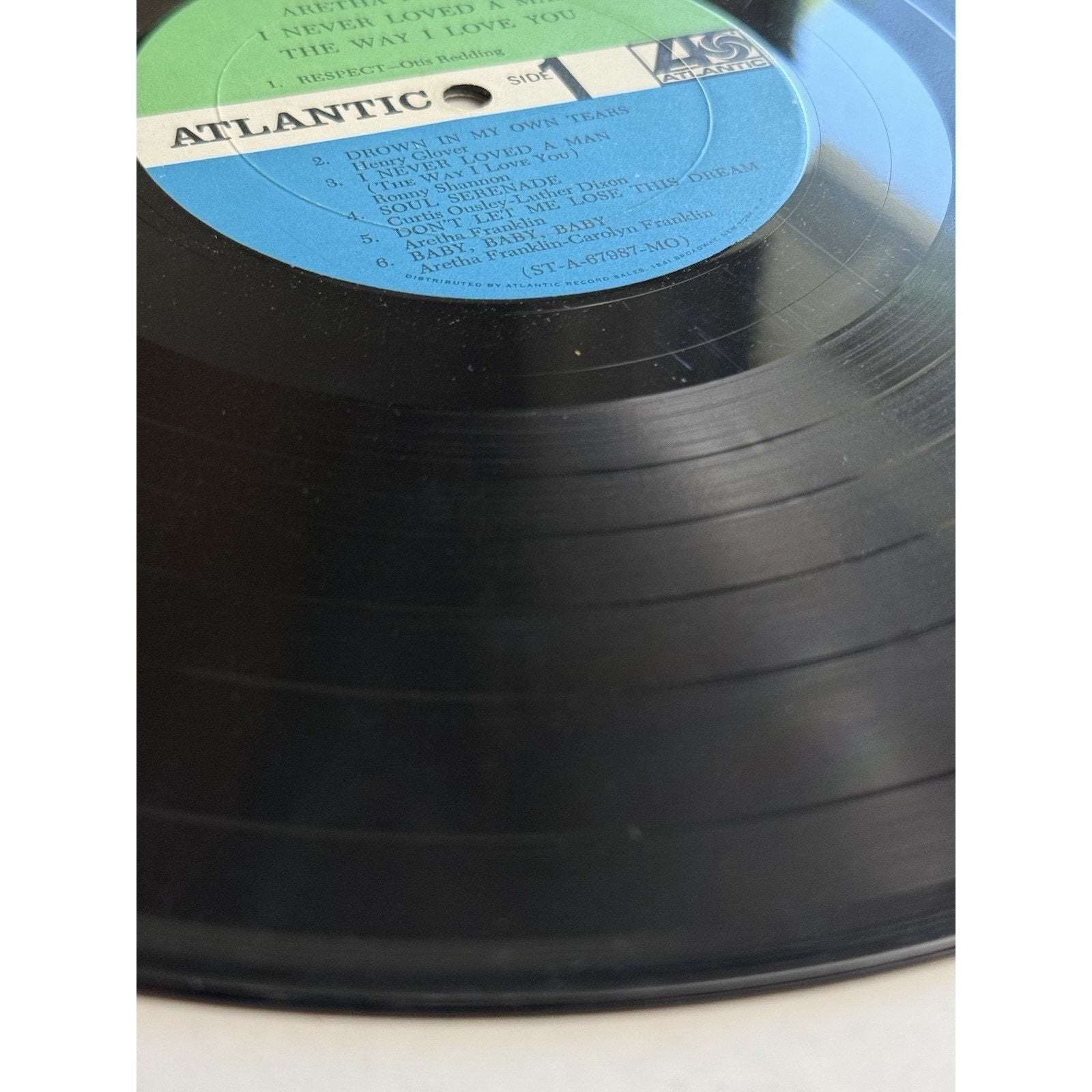 Aretha Franklin I Never Loved A Man The Way I Love You 1967 LP Atlantic SD 8139 - thriftgoblin