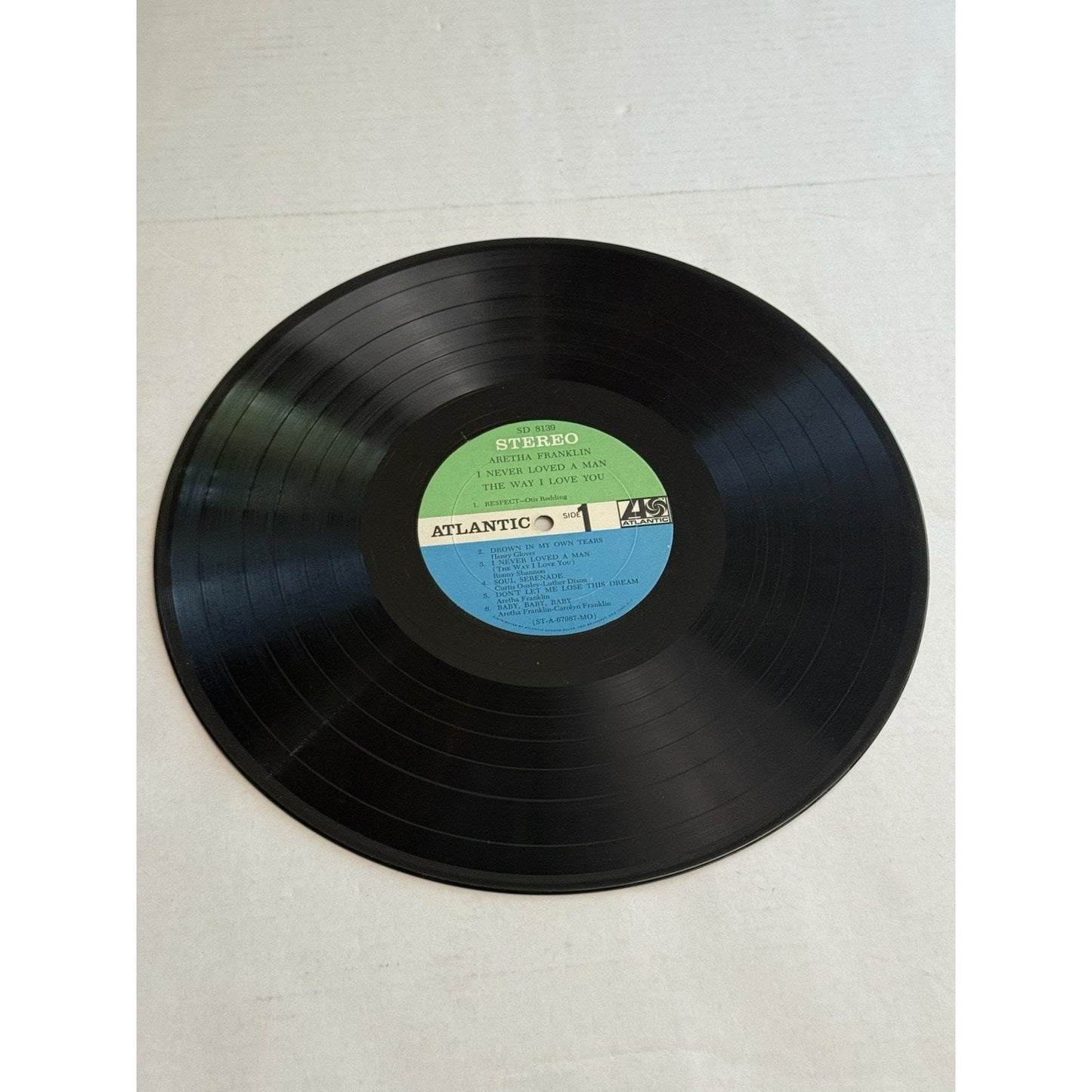 Aretha Franklin I Never Loved A Man The Way I Love You 1967 LP Atlantic SD 8139 - thriftgoblin