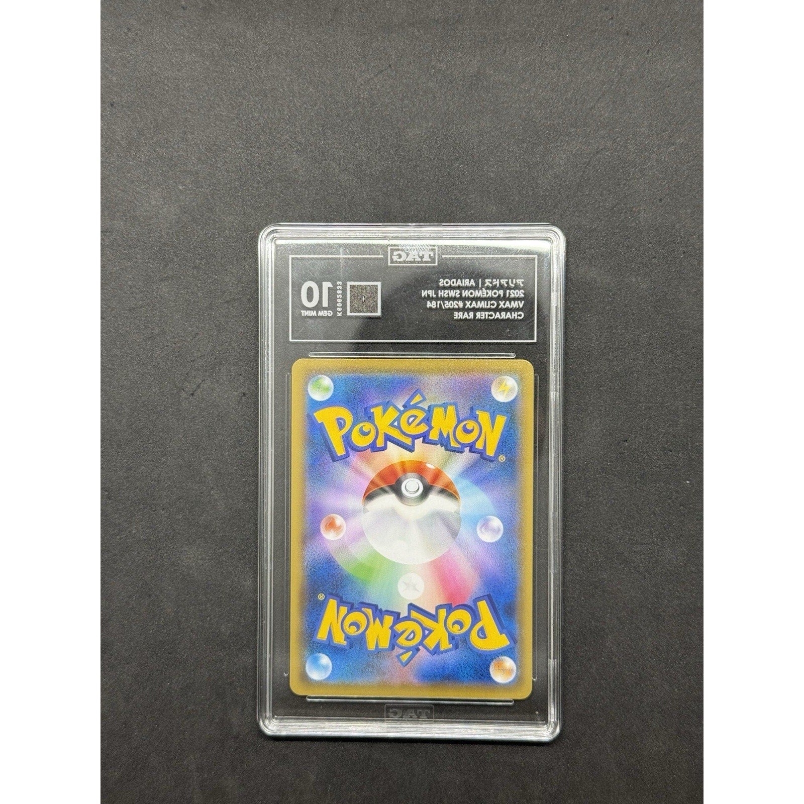 Ariados 205/184 VMAX Climax CHR Character Rare Japanese Pokemon TAG 10 Gem Mint - thriftgoblin