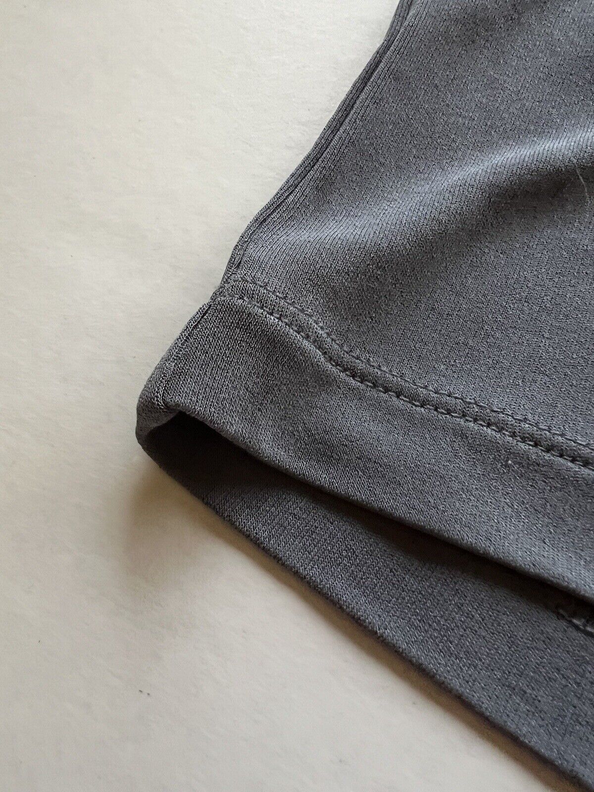 Armani Collezioni Crew Neck Textured T Shirt Men's Large Brown Black - thriftgoblin