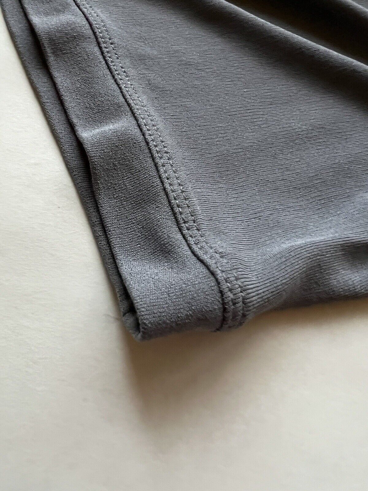 Armani Collezioni Crew Neck Textured T Shirt Men's Large Brown Black - thriftgoblin
