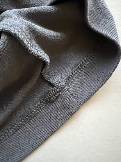 Armani Collezioni Crew Neck Textured T Shirt Men's Large Brown Black - thriftgoblin