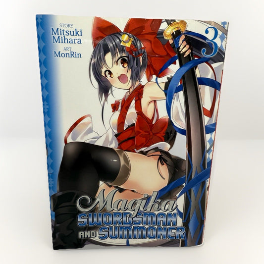 Magika Swordsman and Summoner Volume 3 English Manga Mihara Mitsuki Waifu