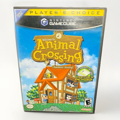 どうぶつの森（ニンテンドーゲームキューブ、2002年）CIB、メモリーカードなし。アドベンチャー