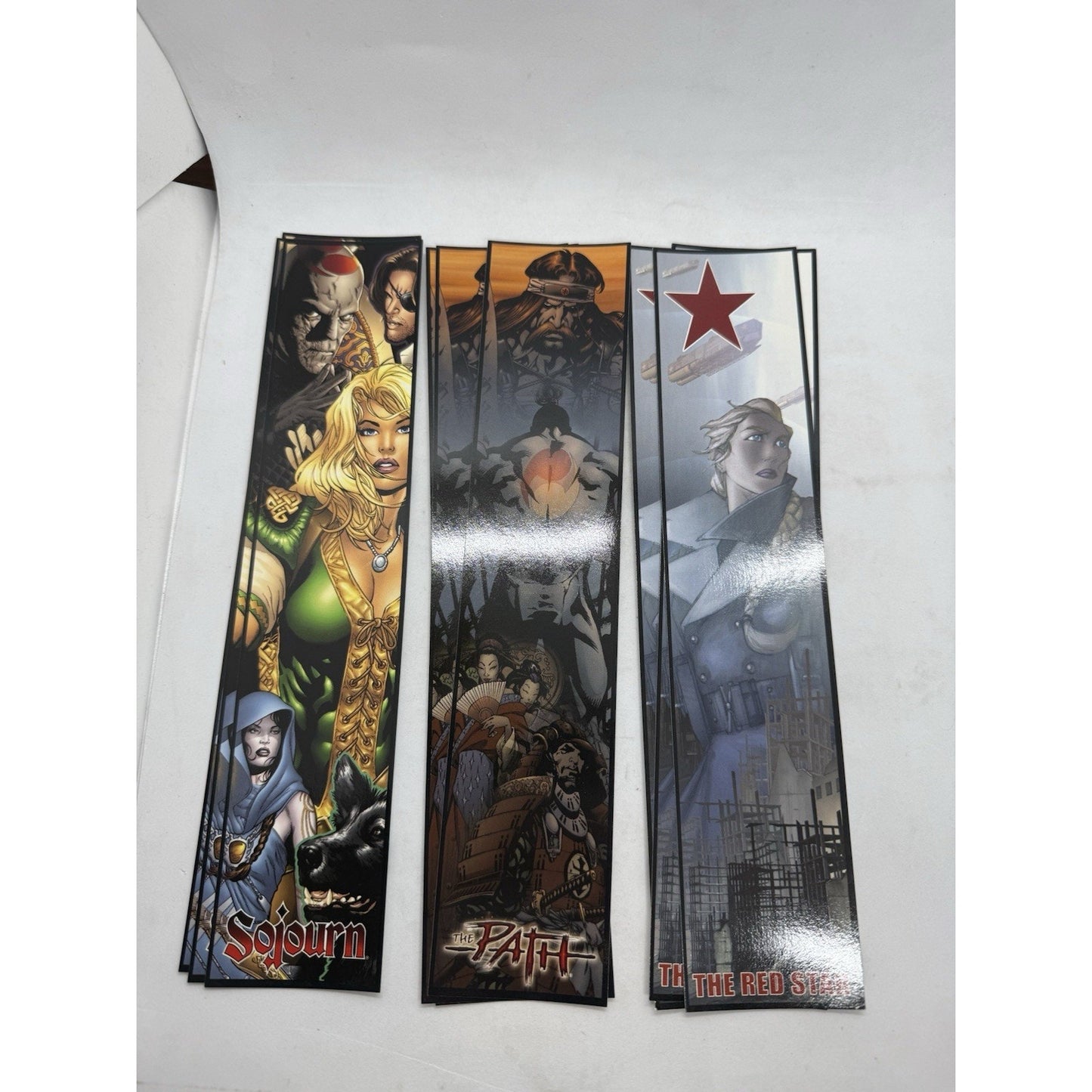38 Comic Bookmarks Lot Sojourn, Mystic, Chimera, Route 666, The Path Set Adult
