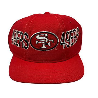 Vintage 90s Starter San Francisco 49ers Snapback Hat Wool NFL Red SF Cap Niner