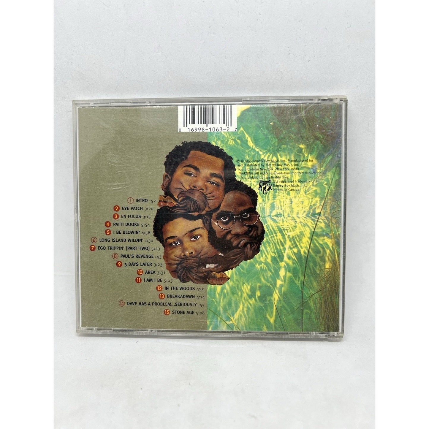 De La Soul – Buhloone Mind State CD 1993 Tommy Boy Original US Pressing TB 1063