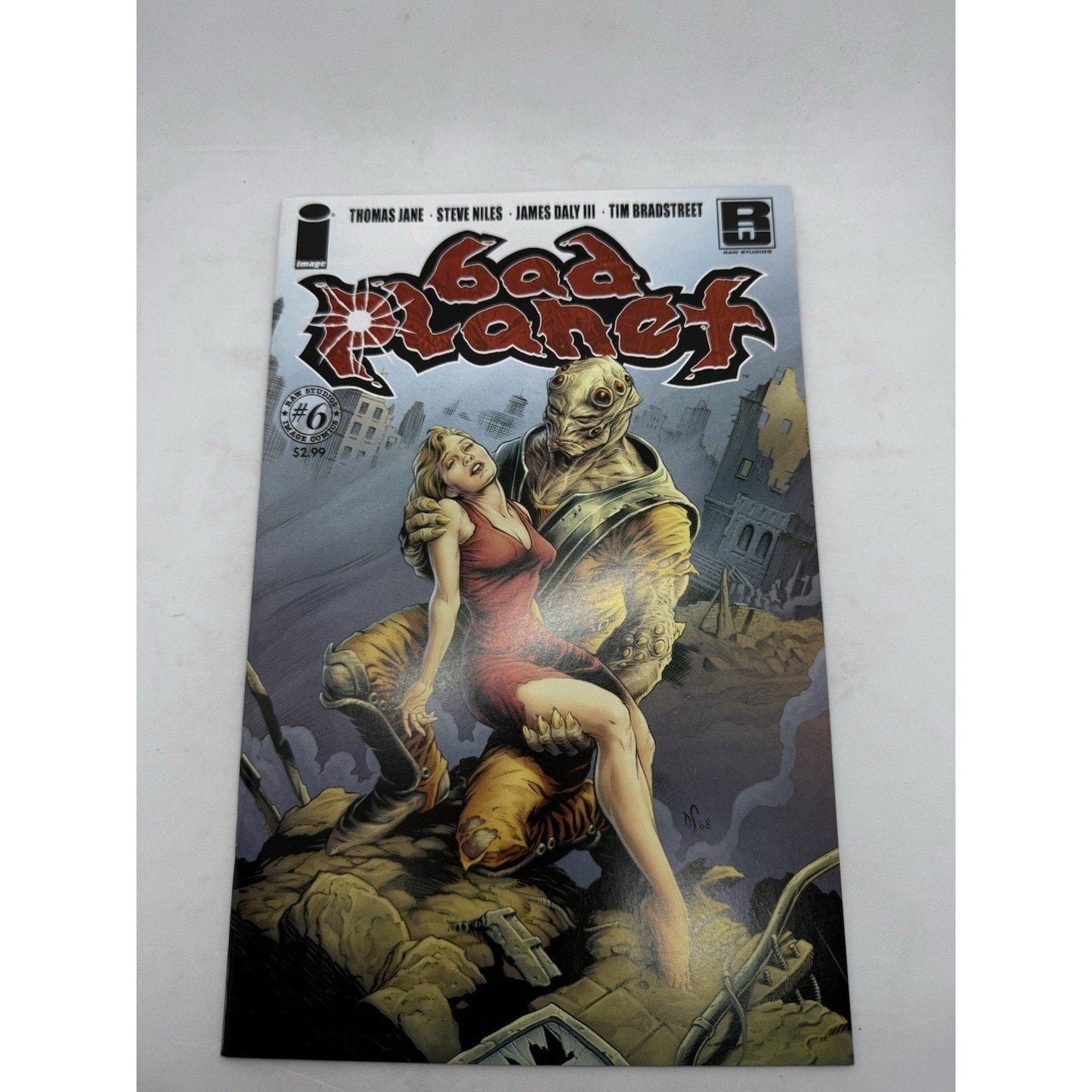 Bad Planet 6 2008 Image RAW Studios Thomas Jane Steve Niles Horror Sci - Fi VF/NM - thriftgoblin