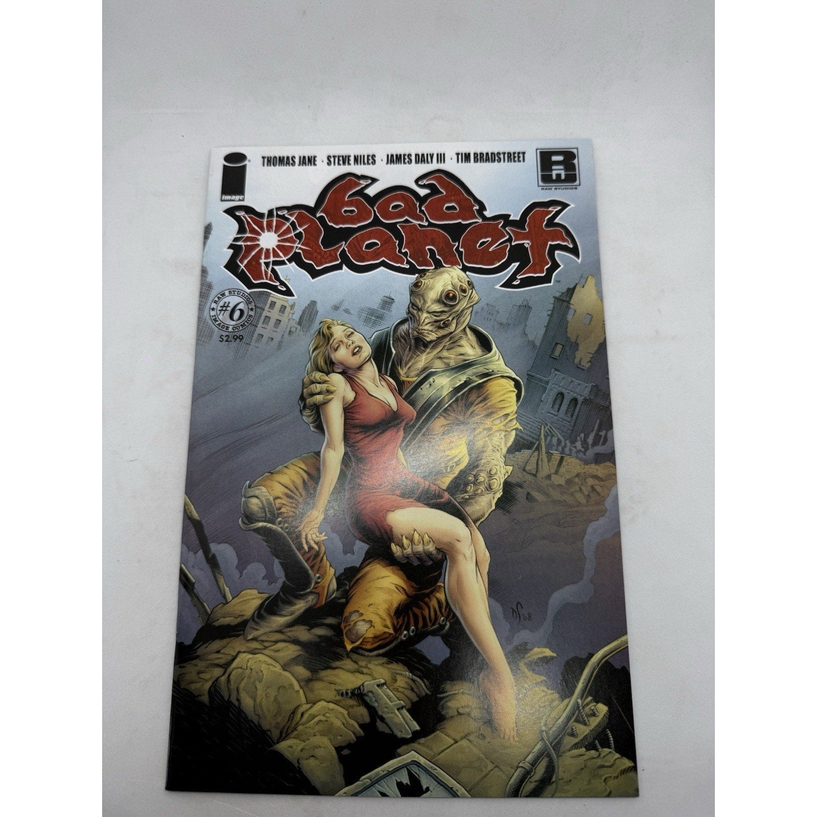 Bad Planet 6 2008 Image RAW Studios Thomas Jane Steve Niles Horror Sci - Fi VF/NM - thriftgoblin
