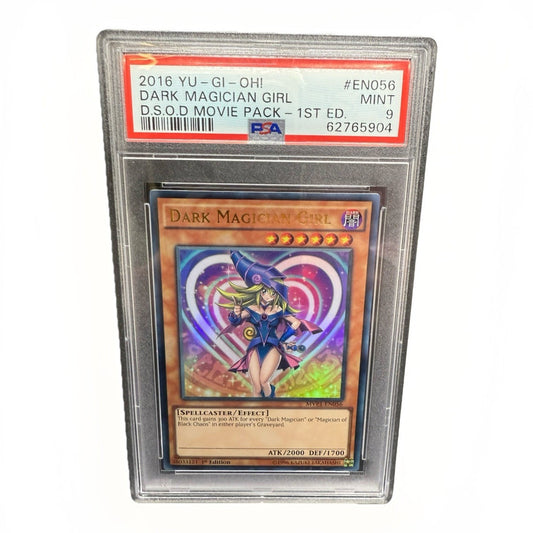 2016 DARK MAGICIAN GIRL 1ST ED DSOD MOVIE PACK PSA 9 MINT #EN056 YUGIOH KONAMI