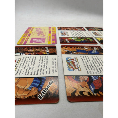 Bandai Street Fighter II Chun - Li 6 Card Lot Japan 1993 1994 Capcom Holo - thriftgoblin