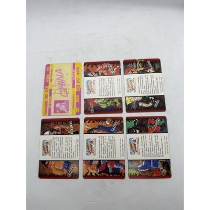 Bandai Street Fighter II Chun - Li 6 Card Lot Japan 1993 1994 Capcom Holo - thriftgoblin
