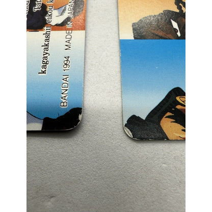 Bandai Street Fighter II New Challengers 4 Card Lot Group Art Japan 1994 - thriftgoblin