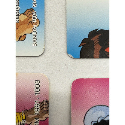 Bandai Street Fighter II New Challengers 4 Card Lot Group Art Japan 1994 - thriftgoblin