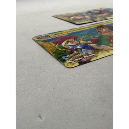 Bandai Street Fighter II New Challengers Card Lot 3 Cammy Chun - Li Fei Long - thriftgoblin