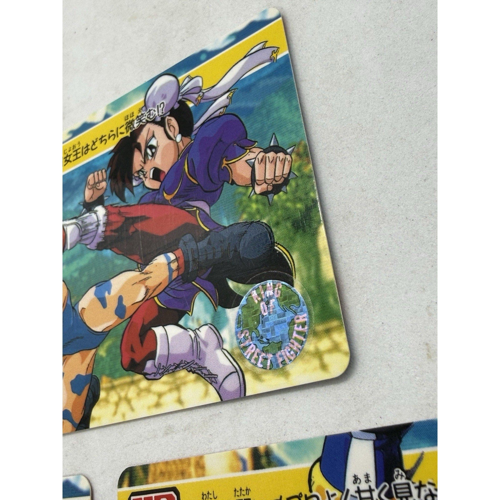 Bandai Street Fighter II New Challengers Card Lot 3 Cammy Chun - Li Fei Long - thriftgoblin