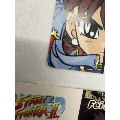 Bandai Street Fighter II New Challengers Card Lot 3 Cammy Chun - Li Fei Long - thriftgoblin