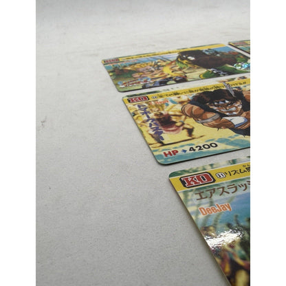 Bandai Street Fighter II New Challengers Card Lot 6 T Hawk Dee Jay Ryu Guile - thriftgoblin