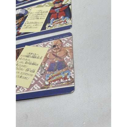 Bandai Street Fighter II New Challengers Trading Card Lot 8 Japan 1994 - thriftgoblin