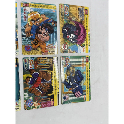 Bandai Street Fighter II New Challengers Trading Card Lot 8 Japan 1994 - thriftgoblin