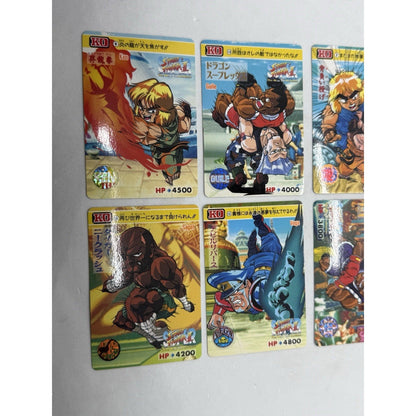 Bandai Street Fighter II New Challengers Trading Card Lot 8 Japan 1994 - thriftgoblin
