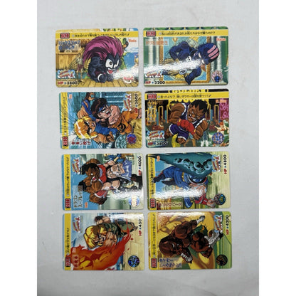 Bandai Street Fighter II New Challengers Trading Card Lot 8 Japan 1994 - thriftgoblin