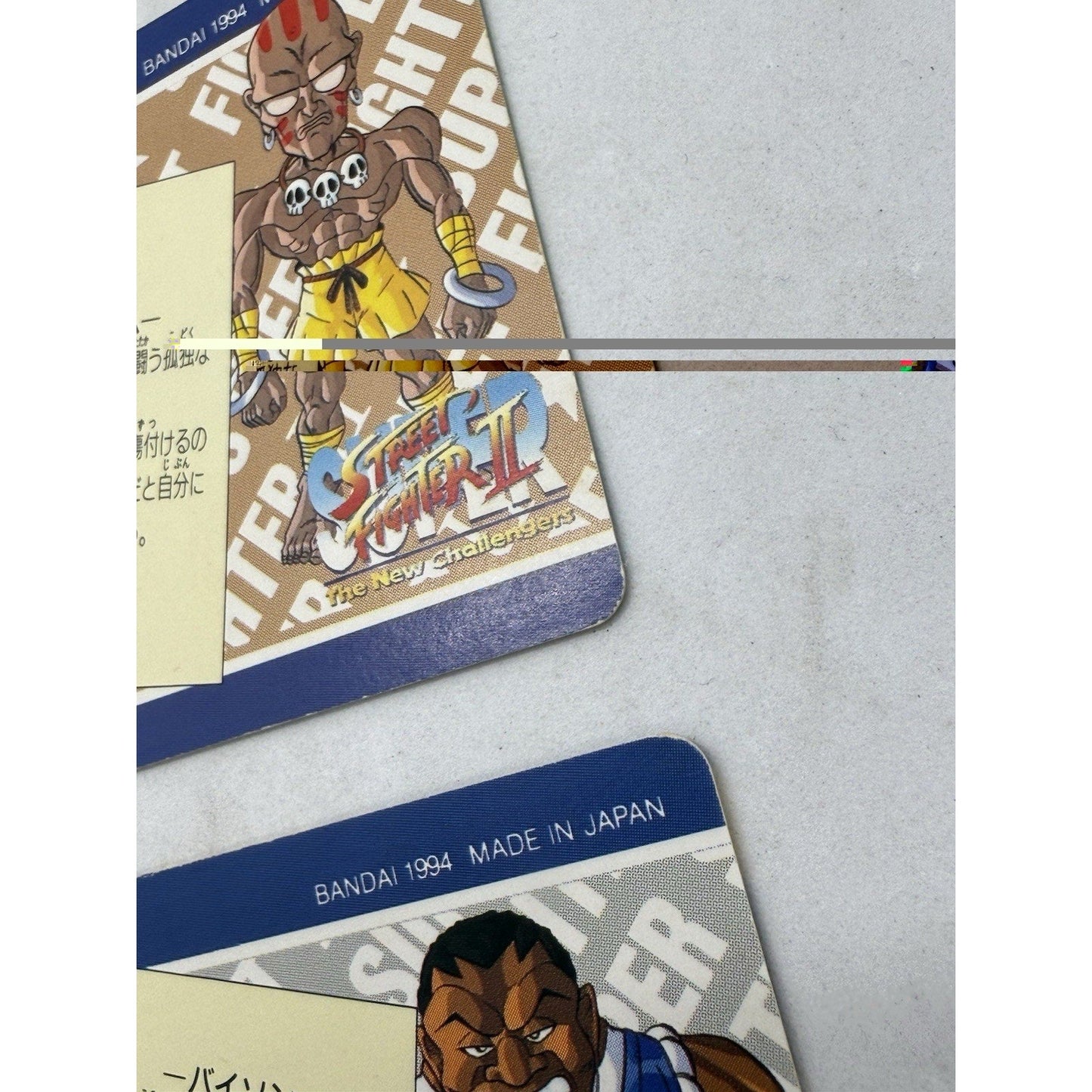 Bandai Street Fighter II New Challengers Trading Card Lot 8 Japan 1994 - thriftgoblin