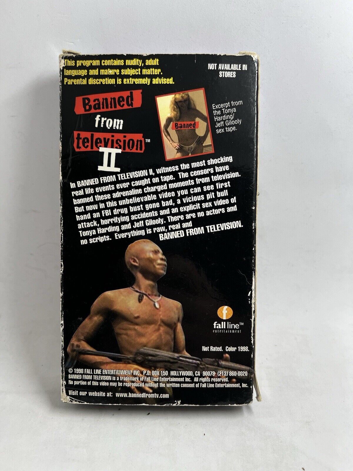 BANNED FROM TELEVISION 2 VHS Tape 1998 Caught on Camera Not Rated Tonya Harding - thriftgoblin
