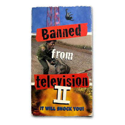 BANNED FROM TELEVISION 2 VHS Tape 1998 Caught on Camera Not Rated Tonya Harding - thriftgoblin