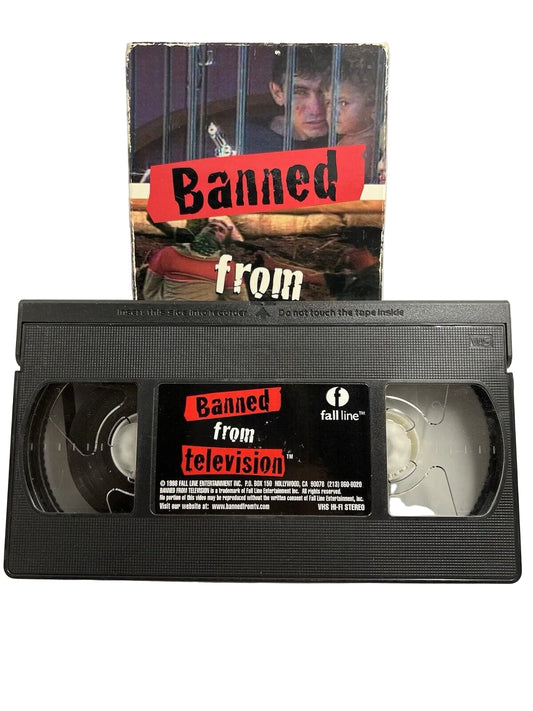 Banned from Television, Super Rare VHS Tape, 1998