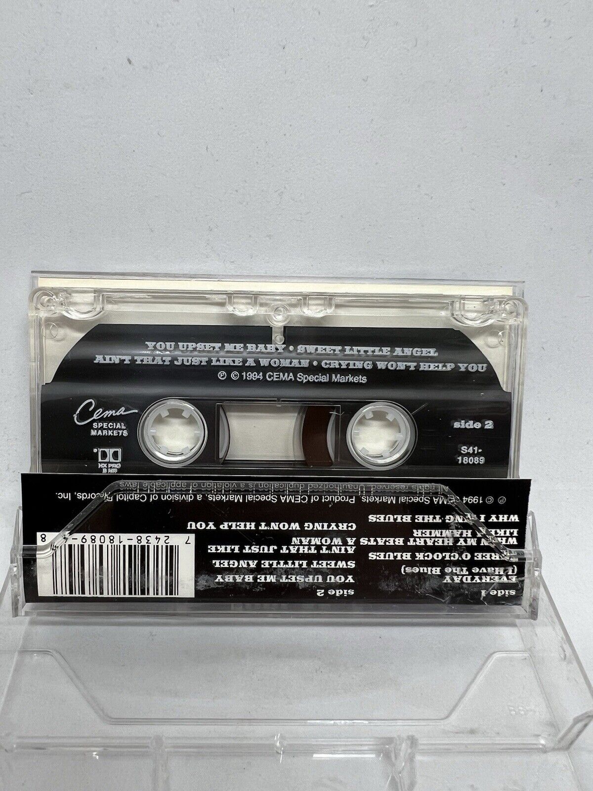B.B. King Cassette: The Best Of B.B. King. Classic rock Cassette tape Jam - thriftgoblin
