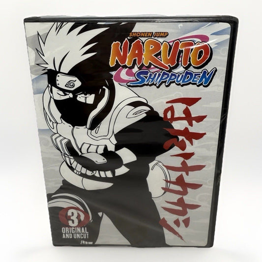 Naruto Shippuden Vol. 3 DVD Original & Uncut Episodes 9–13 | Viz Media 2009