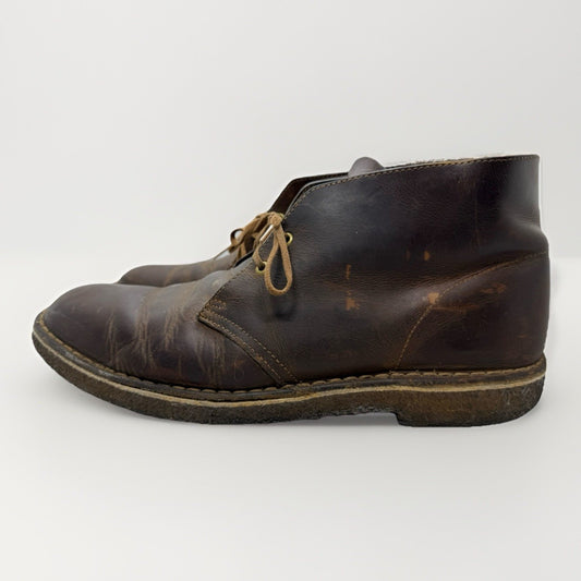 Clarks Originals Desert Chukka Boot 26101682 M 11 Brown Leather Gum Sole Shoes