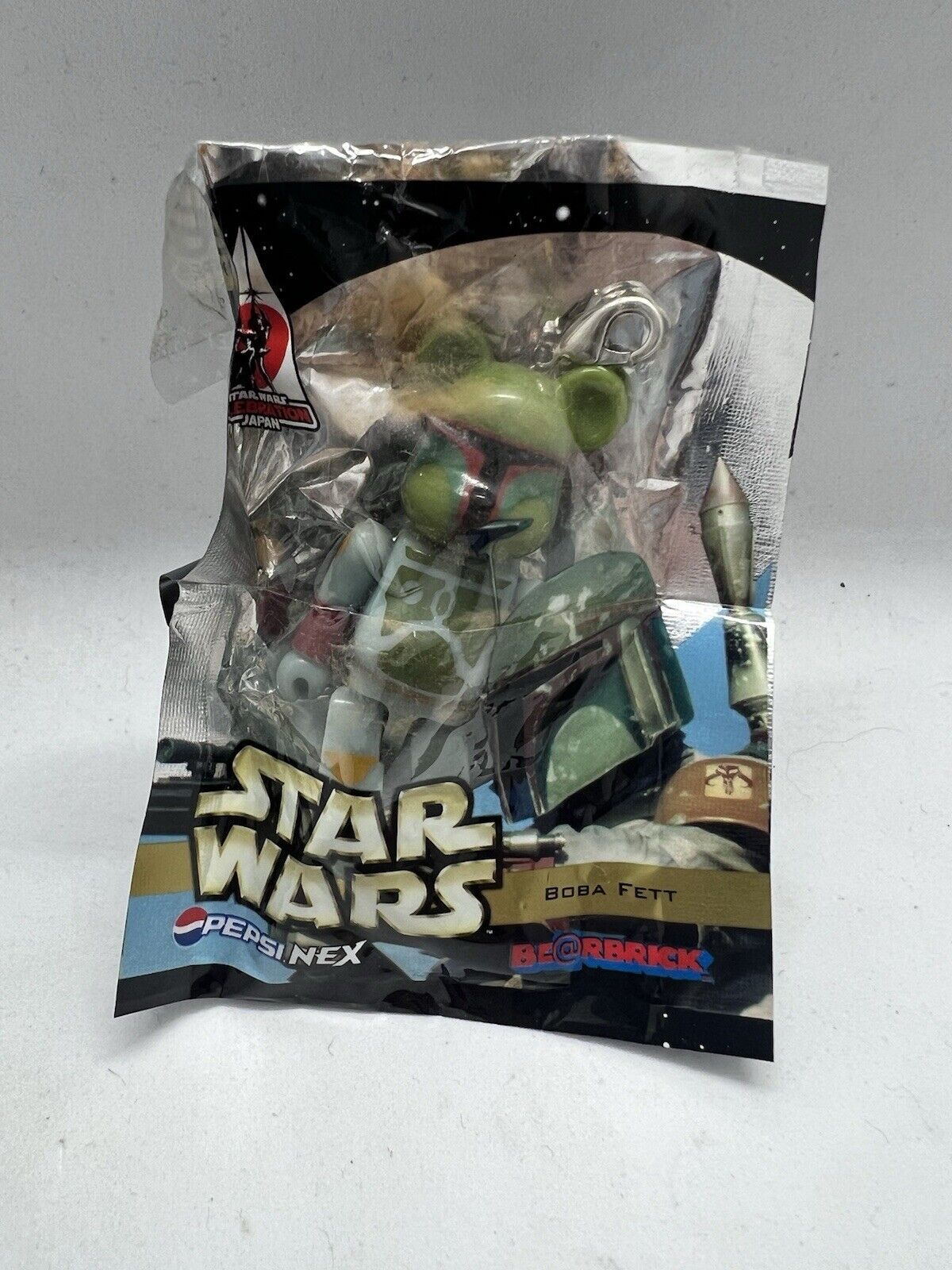 Bearbrick Star Wars Boba Fett 4 70% PEPSI MIB 2008 MEDICOM FIGURE MANDALORIAN - thriftgoblin