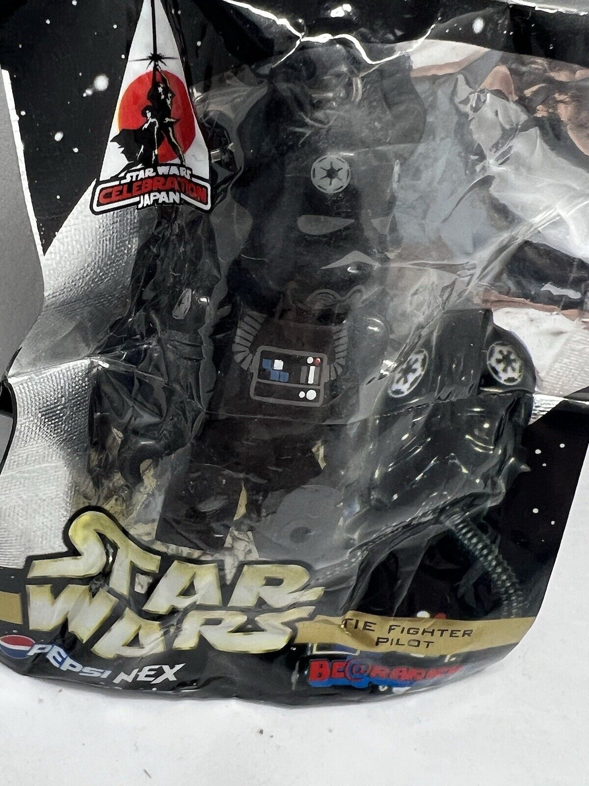 Bearbrick Star Wars Tie Fighter Pilot Japan Keychain Pepsi Nex Celebration - thriftgoblin