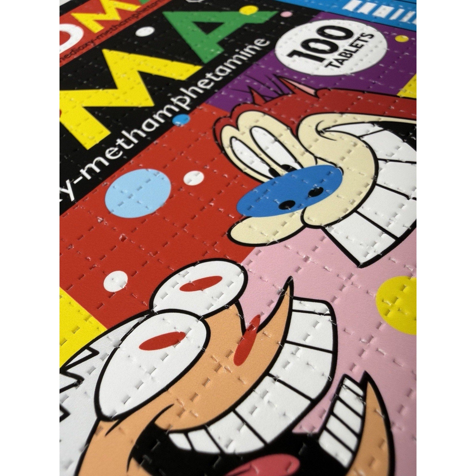 Ben Frost “Happy Helmet” Blotter Art Print 2021 Bicycle Day 1xRUN Signed 35 COA - thriftgoblin