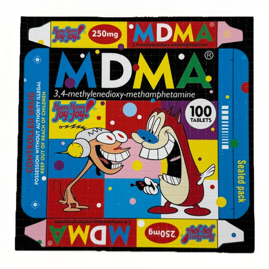 Ben Frost “Happy Helmet” Blotter Art Print 2021 Bicycle Day 1xRUN Signed 35 COA - thriftgoblin