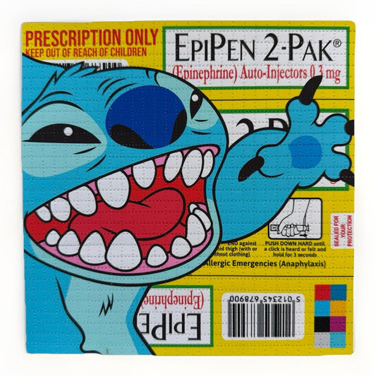Ben Frost Stitch Sample Proof Acid Blotter Print 1xrun Pop Art - thriftgoblin