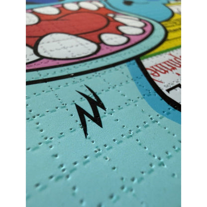 Ben Frost Stitch Sample Proof Acid Blotter Print 1xrun Pop Art - thriftgoblin