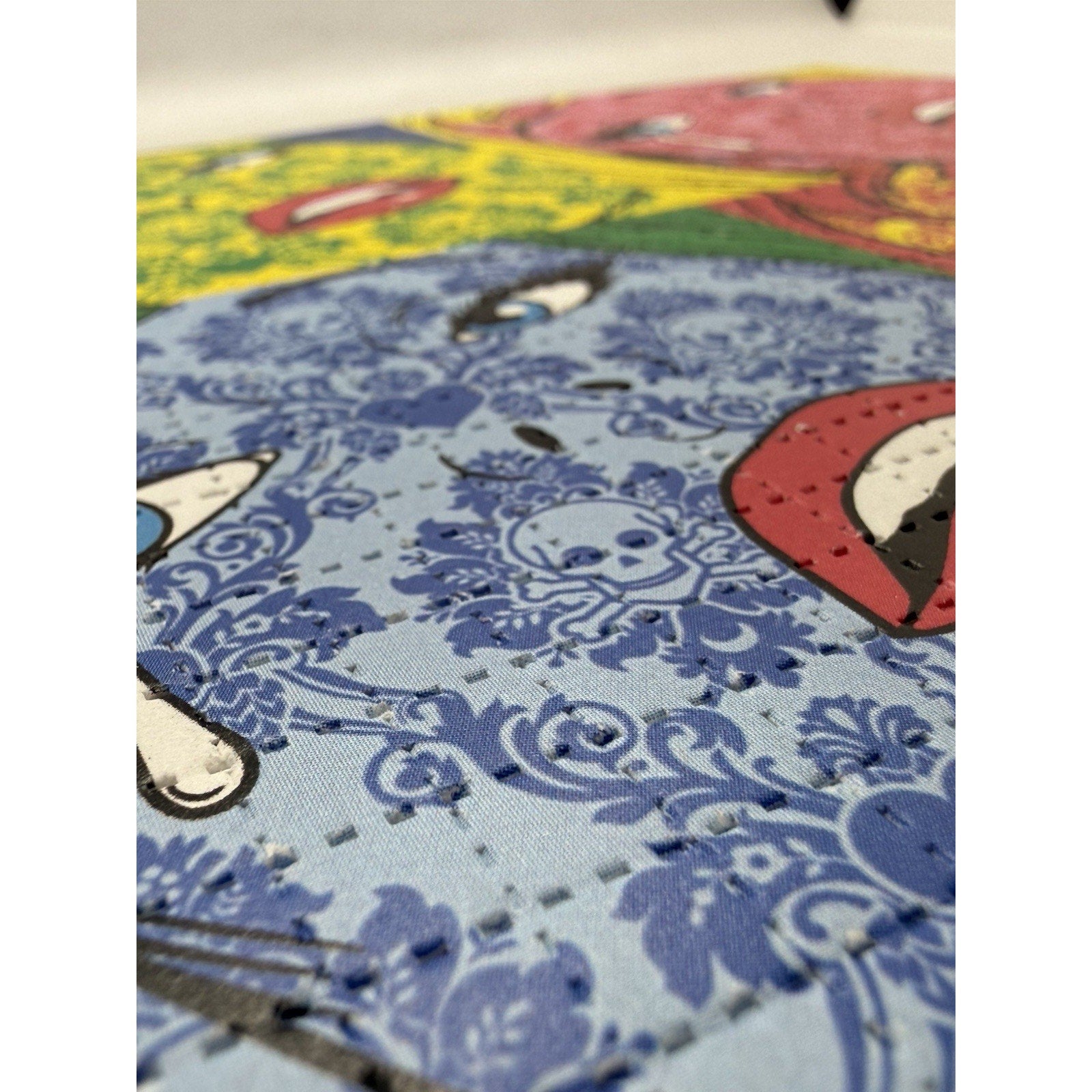 Ben Frost Wall Flower Blotter Variant 2018 1xRUN Signed 6/100 COA Pop Art Print - thriftgoblin