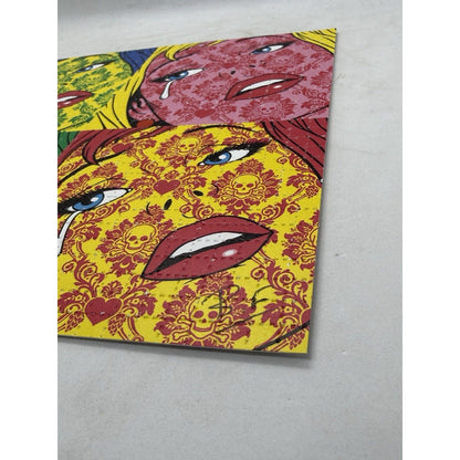 Ben Frost Wall Flower Blotter Variant 2018 1xRUN Signed 6/100 COA Pop Art Print - thriftgoblin