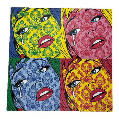 Ben Frost Wall Flower Blotter Variant 2018 1xRUN Signed 6/100 COA Pop Art Print - thriftgoblin