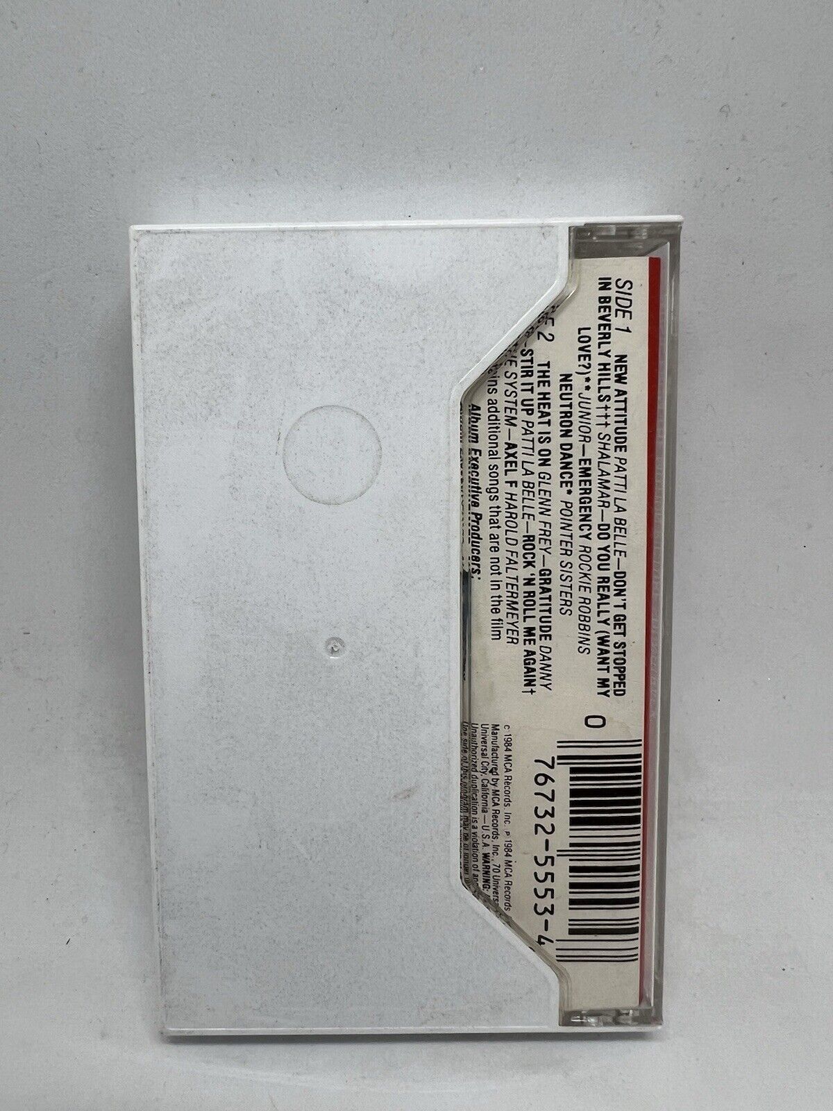 BEVERLY HILLS COP Soundtrack Cassette Tape MCA Records 1984 Eddie Murphy Neutron - thriftgoblin