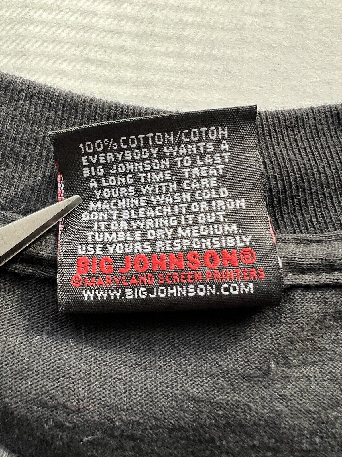 Big Johnson Motorcycles Biker Shirt. Bourbon St. New Orleans. Adult. Black - thriftgoblin
