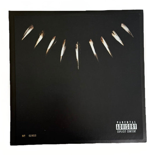Black Panther 2LP Vinyl Kendrick Lamar Numbered Limited Edition Etched TDE KDot - thriftgoblin