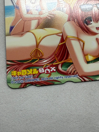 BLUE Mizuho Kirishima Mirina Hazuki Unused Telephone Card (Teleca) - Thrift GoblinTrading Card