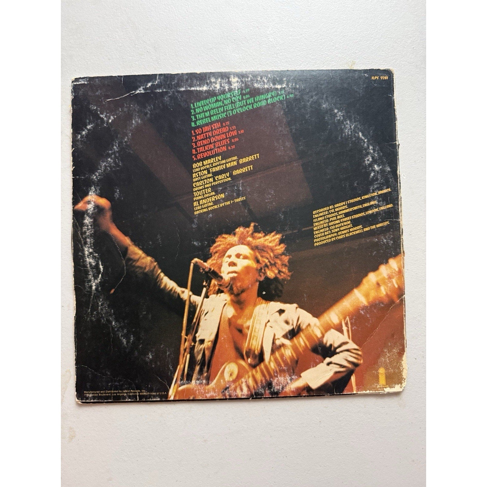 Bob Marley & The Wailers Natty Dread 1974 Vinyl LP Island ILPS 9281 Original No - thriftgoblin