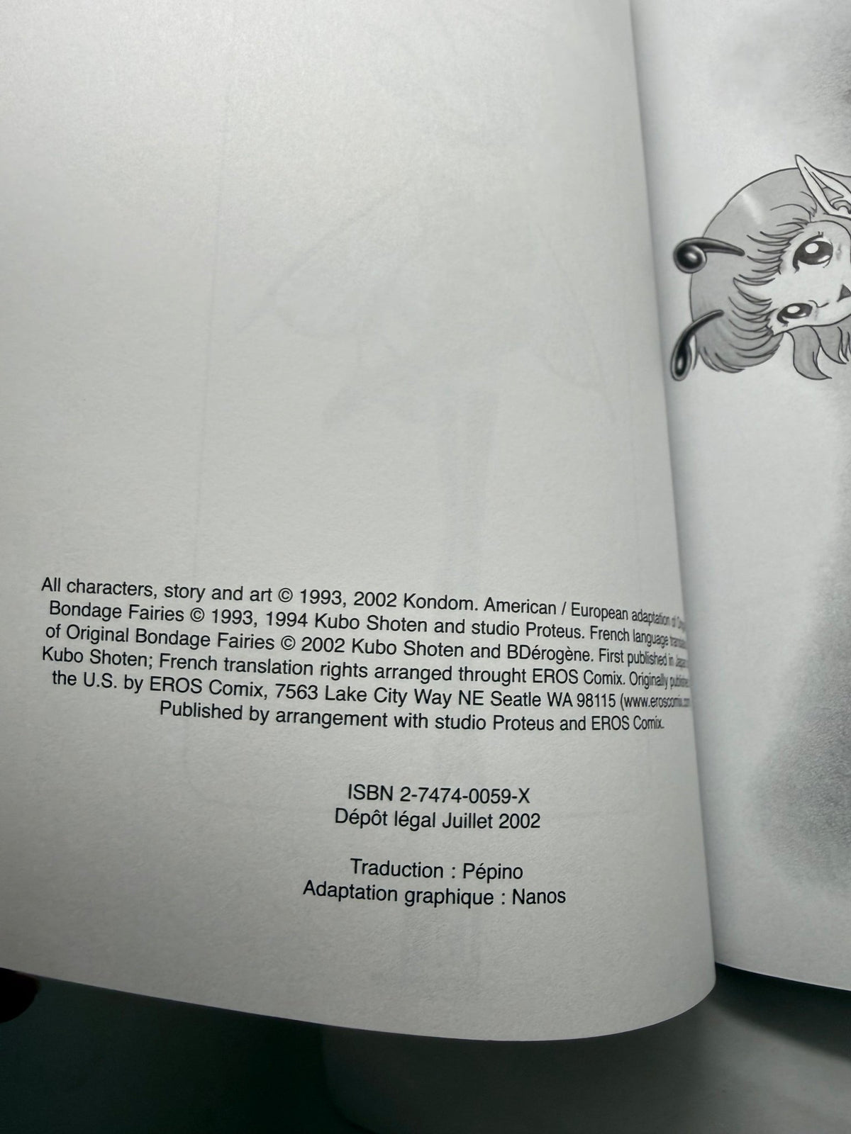 Bondage Fairies 2 Kondom French Edition BD Erogene Manga - Thrift GoblinBook